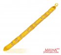 22Karat Gold Two Tone Wide Bracelet - Click here to buy online - 3,206 only..