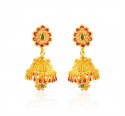 22karat Gold Jhumkhi Earring - Click here to buy online - 1,766 only..