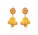 22karat Gold Jhumkhi Earring - Click here to buy online - 2,805 only..