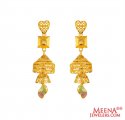 22K Gold layered Earrings  - Click here to buy online - 1,164 only..