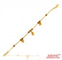 Click here to View - 22KT Gold Meenakari Girls Bracelet  