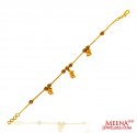 22KT Gold Meenakari Girls Bracelet  - Click here to buy online - 850 only..