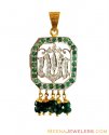 22K Allah Gold Pendant - Click here to buy online - 676 only..