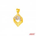 22K Gold Om Pendant  - Click here to buy online - 392 only..