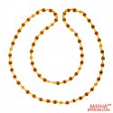 22k Gold Rudraksh Mala - Click here to buy online - 1,605 only..