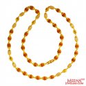 22k Gold Rudraksh Mala - Click here to buy online - 2,670 only..
