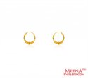 22kt Gold Baby Hoops - Click here to buy online - 259 only..