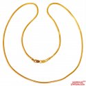 22kt Gold Chain (18  inch) - Click here to buy online - 620 only..