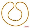 22K Gold Round Chain - Click here to buy online - 2,244 only..