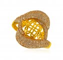 22K Gold Ladies Ring - Click here to buy online - 534 only..