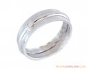 White Gold Diamond Band (Mens) 18K - Click here to buy online - 1,330 only..