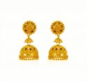 22 kt Gold Jumki Earrings - Click here to buy online - 1,833 only..