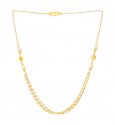 22KT Gold Three Layered Chain - Click here to buy online - 1,214 only..