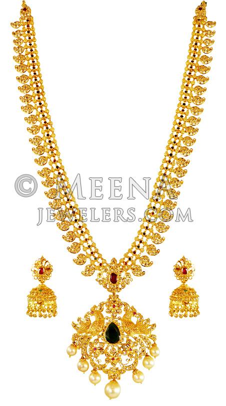 Beautiful White Necklace In Uncut Diamond Stones - Sonal Fashion Jewellery