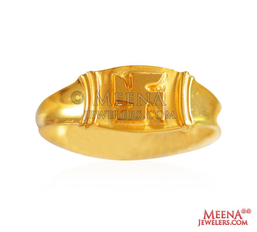 Buy quality 22 carat gold sathiya design gents rings RH-GR494 in Ahmedabad