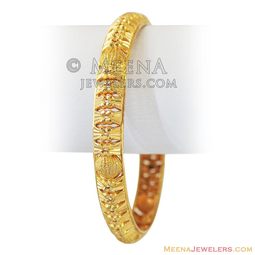 146.BR) 21 karat gold bracelet - الأربش للذهب والمجوهرات