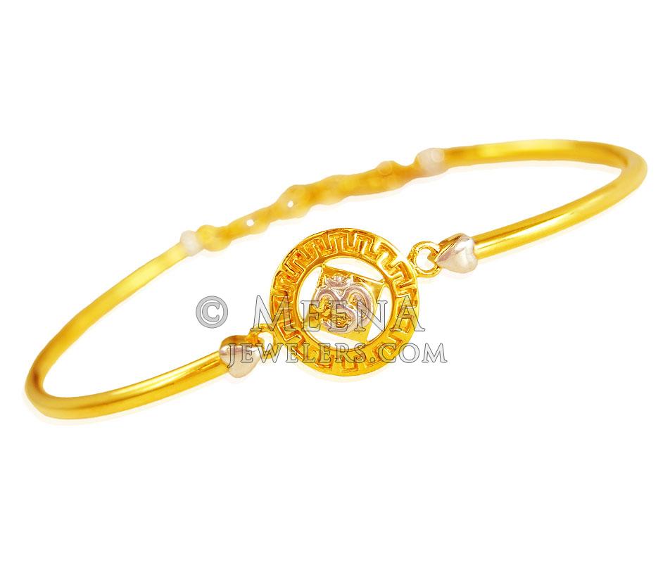 Buy Chiselled Link Tennis Gold Bracelet | Karuri Jewellers