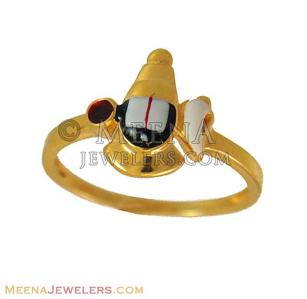 Gold Baby Balaji Ring 22 Karat – aabhushan Jewelers