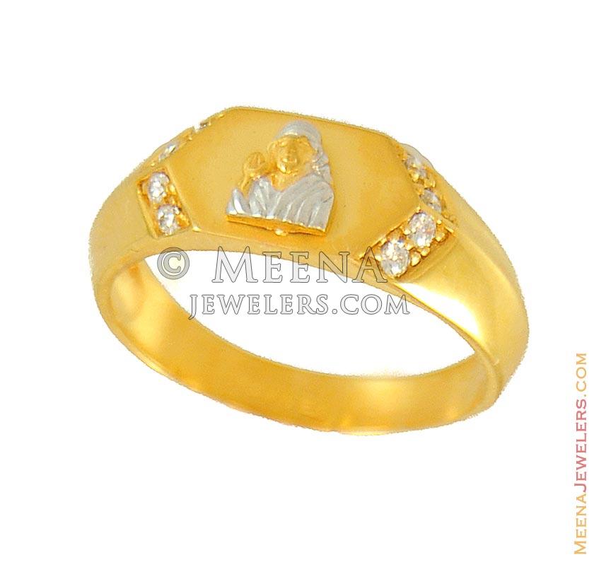 Buy Memoir Silverplated Shirdi SAI BABA finger ring Men Women temple  jewellery Hindu God(OROM4483) Online In India At Discounted Prices