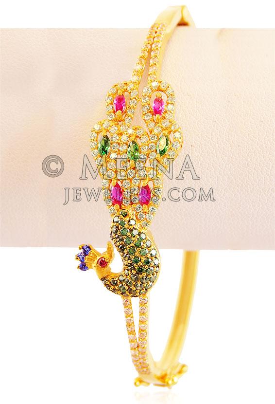 Peacock bracelet @Rs.980/-... - Sakhi 1 gram gold Jewellery | Facebook
