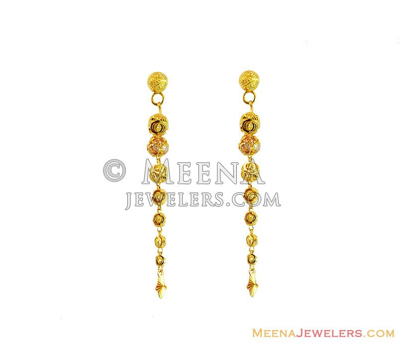 Buy Gold Plated Circular Latest Design Fancy Stylish Stone Earrings for  Women Online at Silvermerc – Silvermerc Designs