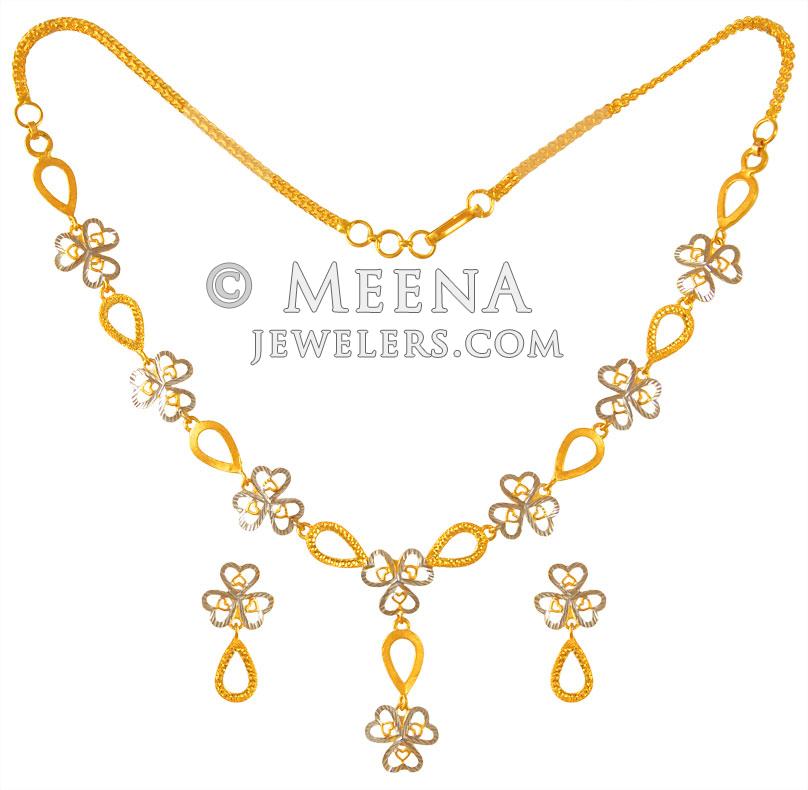 Buy 22Kt Light Weight Short Gold Necklace 9VL1924 Online from Vaibhav  Jewellers