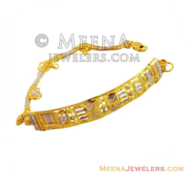 Buy 22Kt Calcutta Half Round Gold Bangles 16VN429 Online from Vaibhav  Jewellers