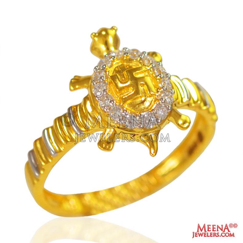 Buy Morir Gold Plated Brass Vastu Fengshui Lucky Double Turtle Tortoise Ring  for Men and Women Online In India At Discounted Prices