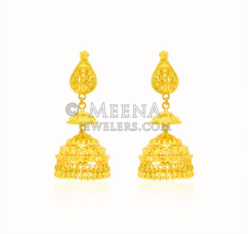 Buy Vermont Fancy Partywear Traditional Gold Plated Latest Designer Trendy  Earrings for Stylish Girls & Women Online at Low Prices in India -  Paytmmall.com