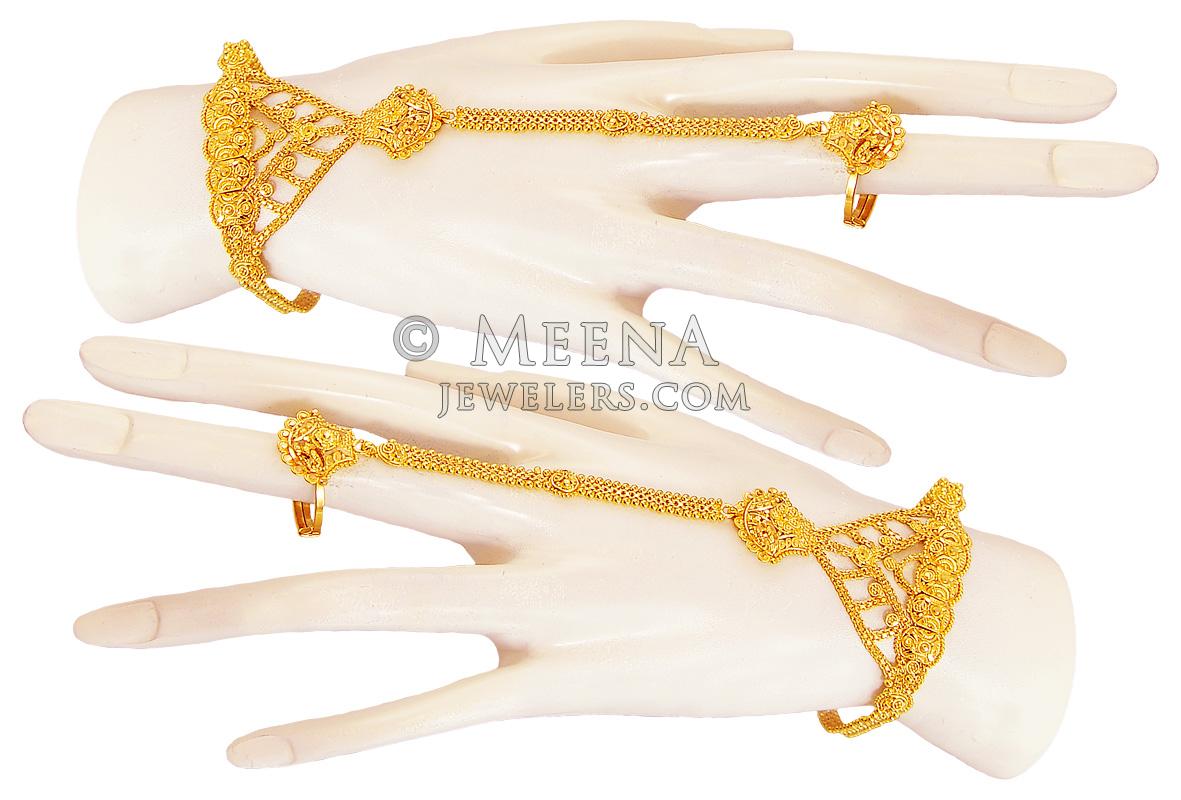 High Quality Indian Diamond Jadau Hathphool ,stylish Hath Panja ,Finger  Bracelet ,Ring Bracelet ,Hand Harness ,Hand