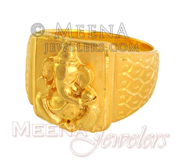 Showroom of 22k gold exclusive 4 bangdi gents ring | Jewelxy - 236148