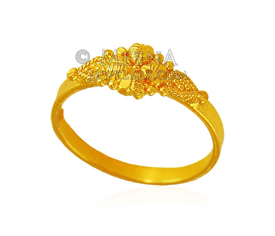 22K Gold Baby Ring BjRi20006 22kt Gold Baby ring is excellently