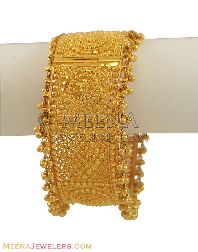 gold wide ghoogri kada 22k baka9648 22k gold kada gold wide ghoogri kada 22k baka9648 22k gold kada
