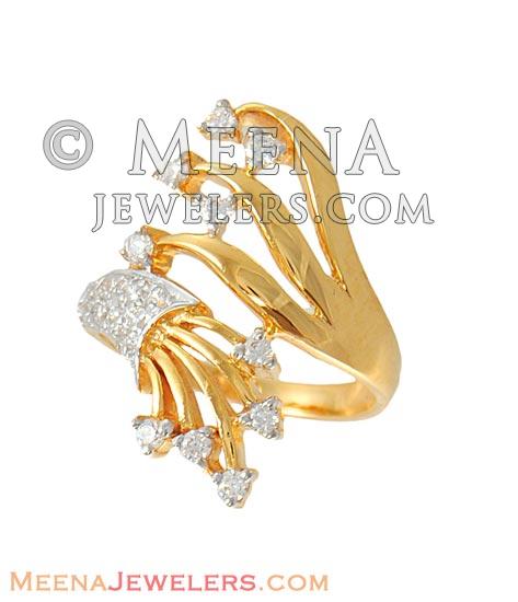 Signity Ring With beautiful design - RiLg6016 - Beautifully crafted ...