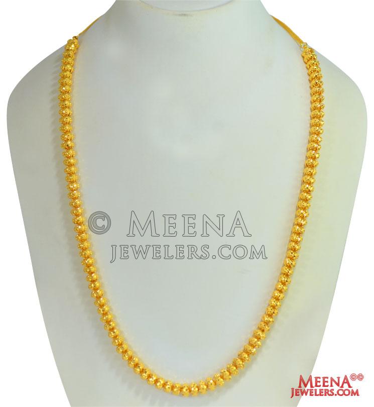 22 kt Exclusive Long Chain ChLo25233 22 kt gold designer hollow