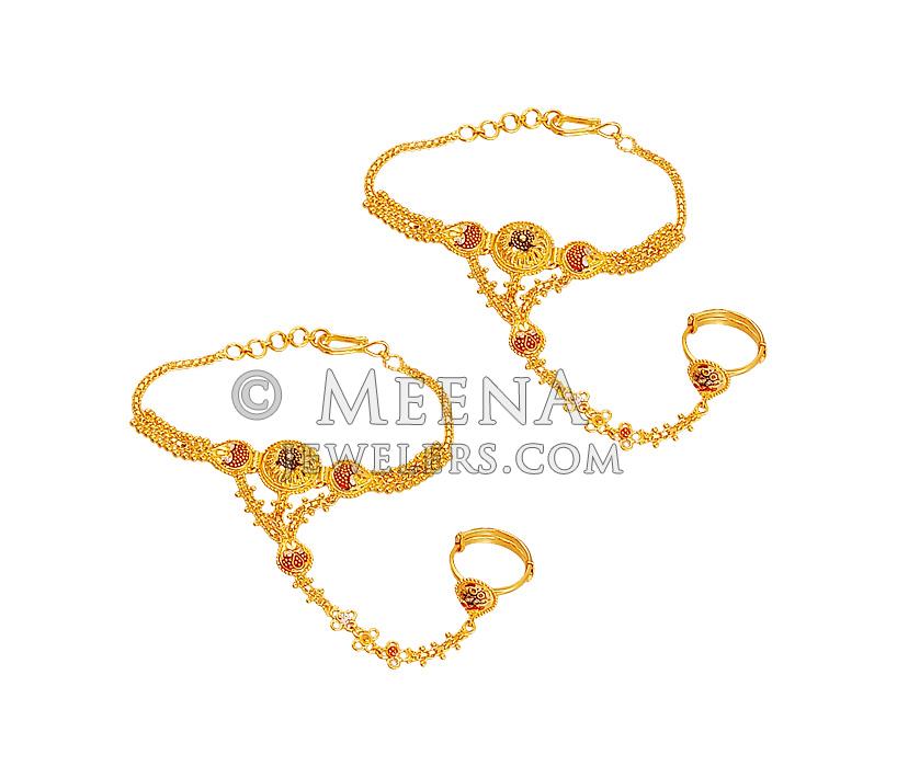 Designer Kids Panja Bracelet BrLa18960 22kt Gold Designer Baby