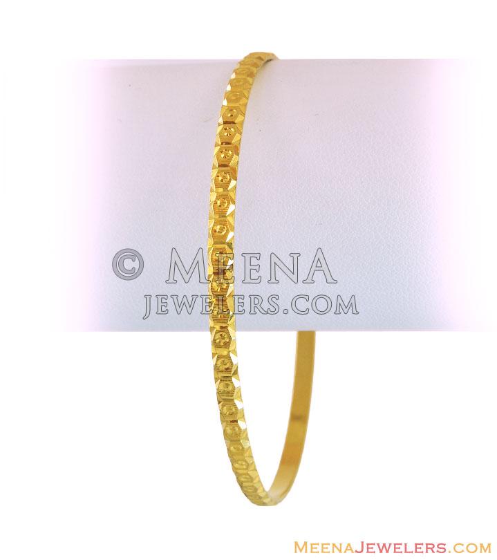 22K Gold Indian Bangles BaGo12377 22k Indian gold bangles ( 1 pcs