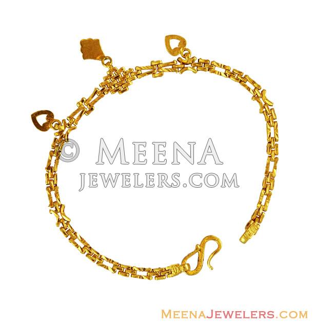 22K Fancy Ladies Bracelet BrLa13261 22K Yellow Gold Fancy Bracelet