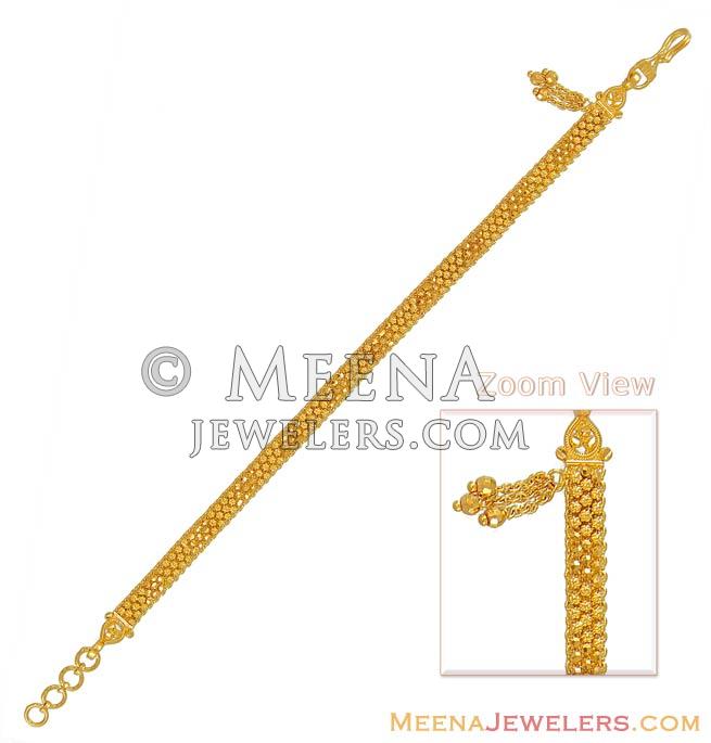 22Kt Gold Ladies Bracelet BrLa6708 22 Kt Gold ladies bracelet with