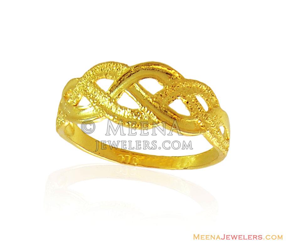 Ladies Fancy Gold Ring 22K RiLg16501 22K Gold Ladies Fancy Ring — free download