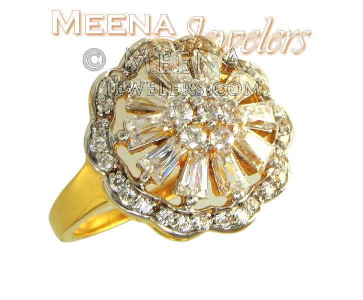 22Kt Gold Ladies Signity Ring - RiLs1789 - 22Kt Gold Ladies Ring With ...