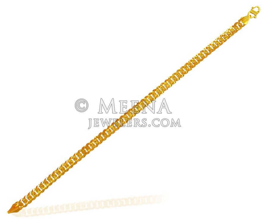 Mens 22Kt Gold Bracelet BrMb20311 22K Gold bracelet for men's is
