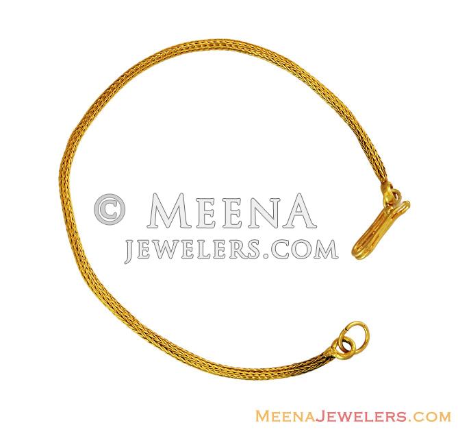 Ladies Simple Bracelet 22K BrLa13260 22K Yellow Gold Fancy Bracelet