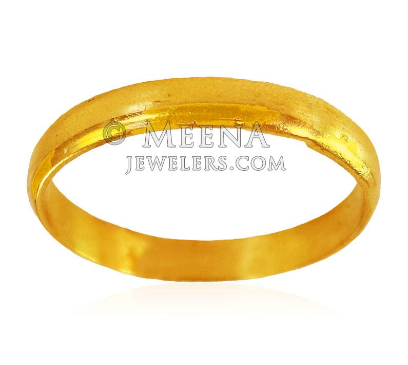 22Karat Gold Plain Band riwb22059 22Karat Gold Plain Band (Unisex