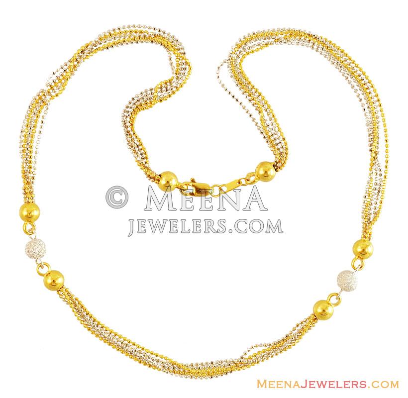 22k Exclusive Designer Chain ChFc14281 22k gold designer chain