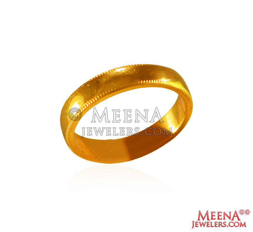 22 Karat Gold Wedding Band RiWb27313 US 866 22 Karat Gold