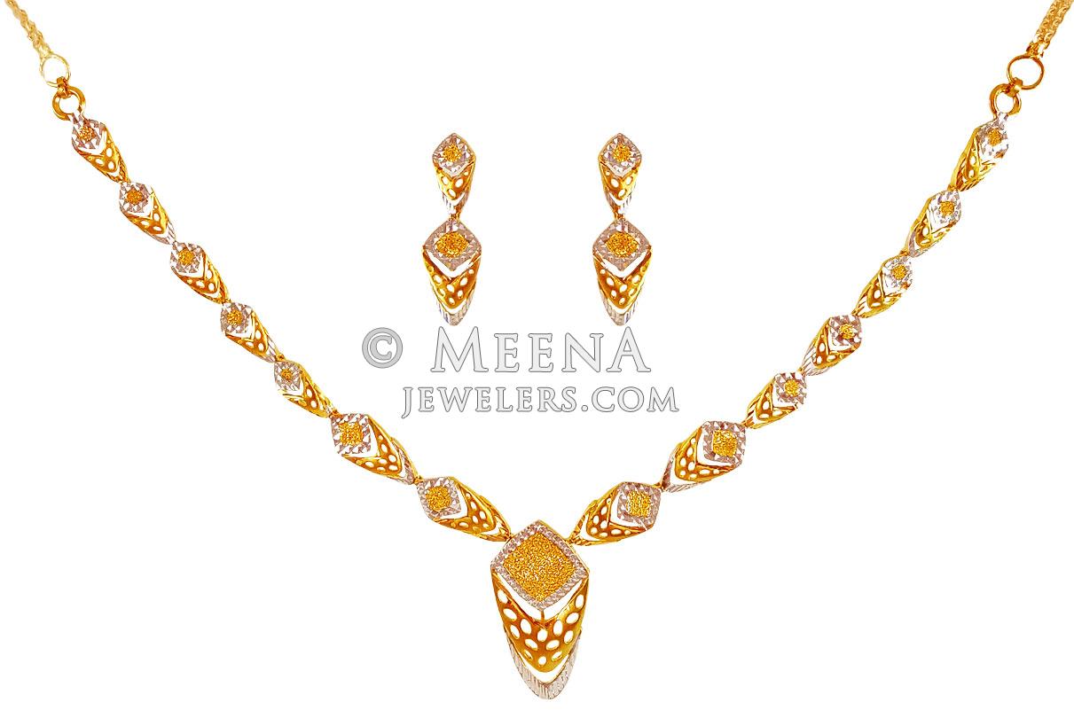 22Karat Gold Necklace Set StLs22472 US 1,879 22Karat Gold Light Necklace Set. Necklace