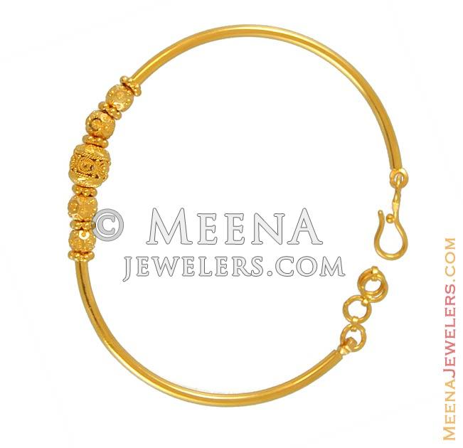 22k Designer Bangle Bracelet BaGo6918 22k yellow gold designer