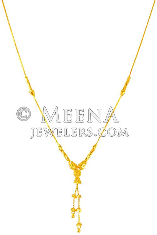 22 Karat Gold Dokia Chain - ChFc21609 - 22kt Gold ladies Dokia chain ...