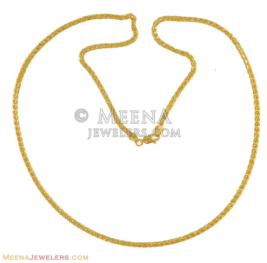 Indian Gold Chain (22 inches) chpl10764 22K Gold Chain (indian